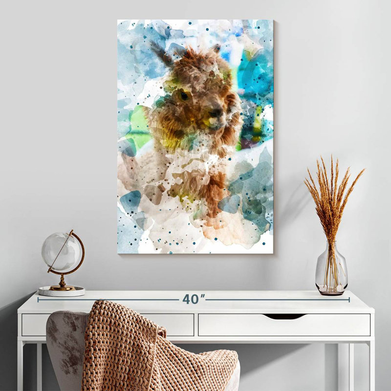 Brampt Alpaca Grin, 30" H x 20" W