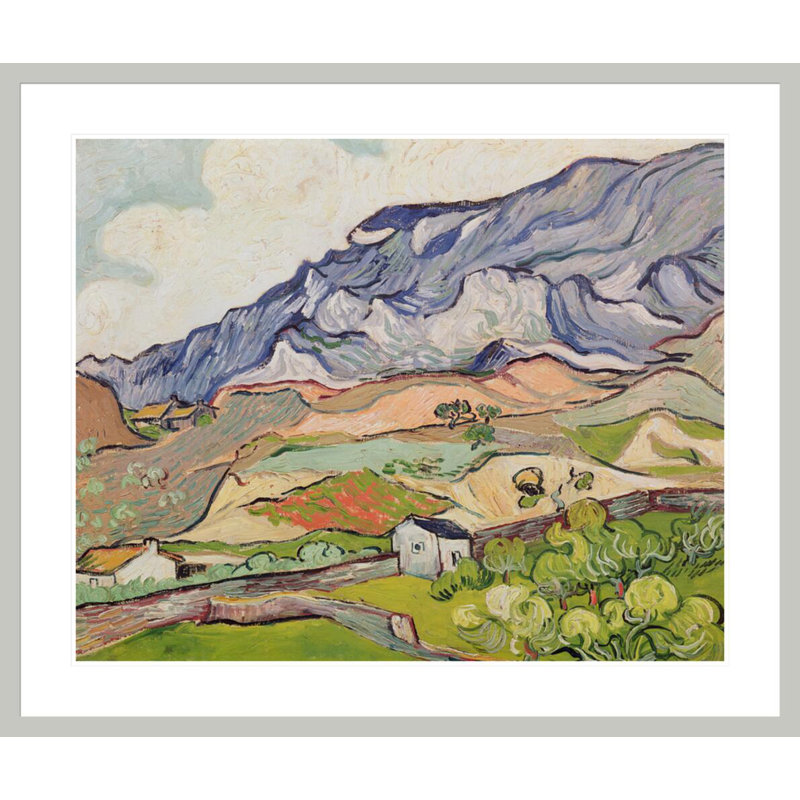 «The Alpilles» par Vincent van Gogh, impression giclée encadrée, 33,5 po H x 39,81 po L