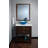 Novatto 16.5'' Blue Glass Circular Bathroom Sink