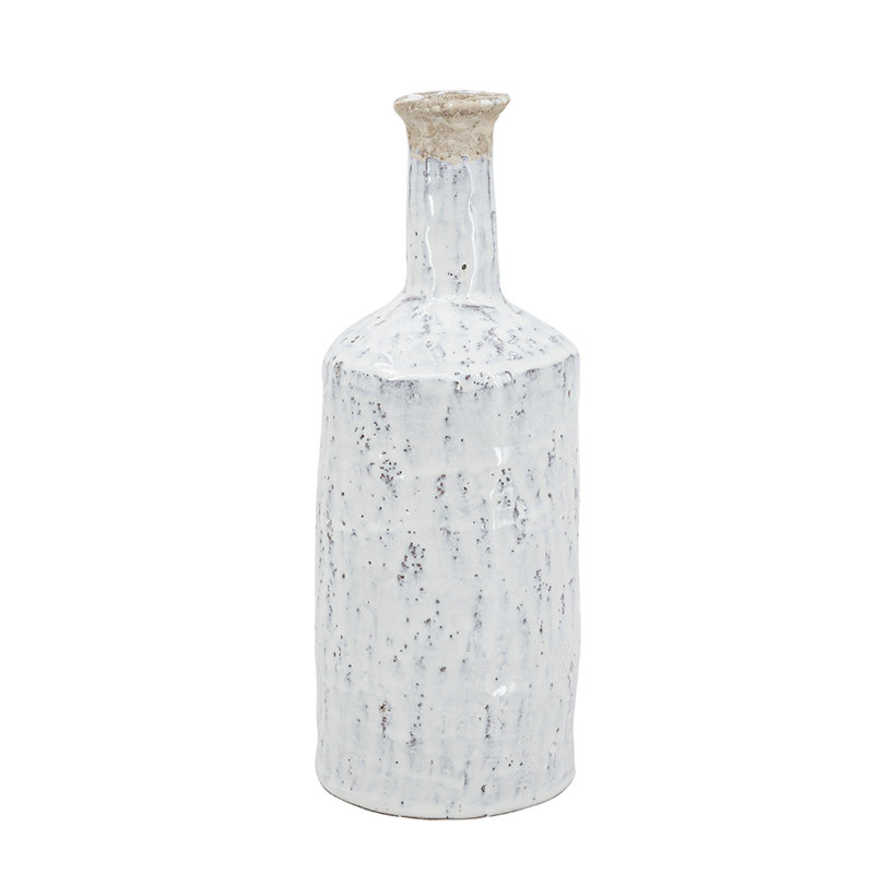 Vase à fleurs, H 12,8 po x l 4,9 po x P 5,3 po
