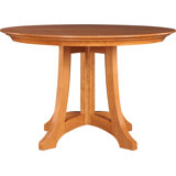 Highlands Round Solid Wood Dining Table