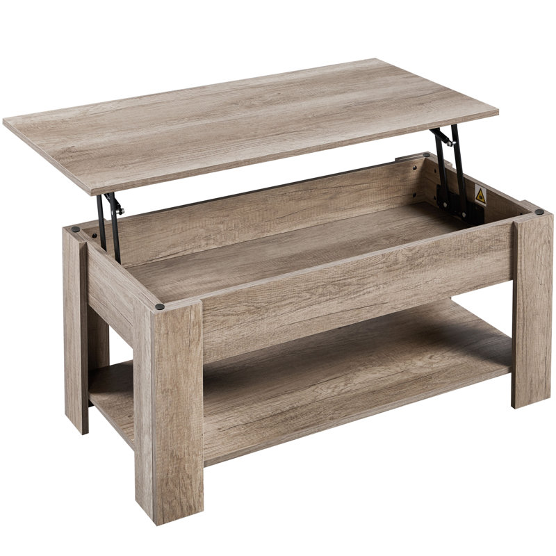 Table basse Ajeem, Gris, H 16,5 po x L 39 po x l 20 po