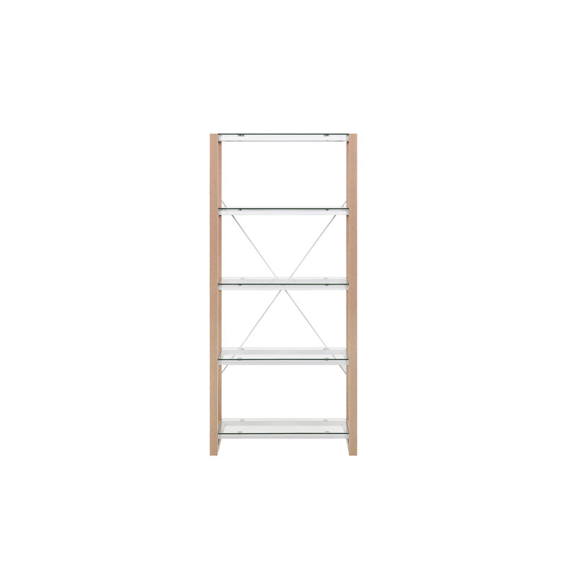 Uddevalla 152cm H x 68cm W Iron Standard Bookcase