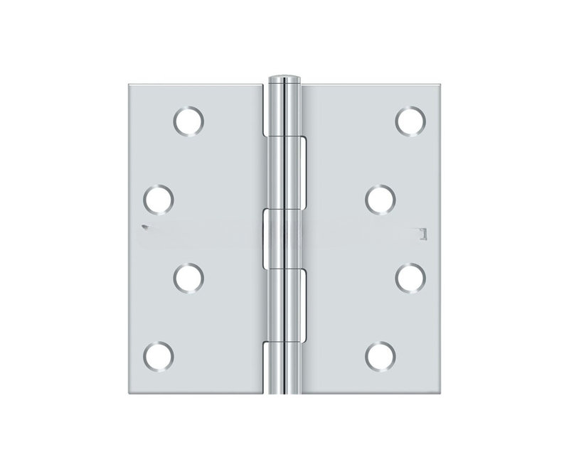Steel Hinge, Polished Chrome