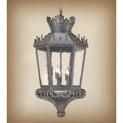 3 - Light Dimmable Lantern Geometric Chandelier