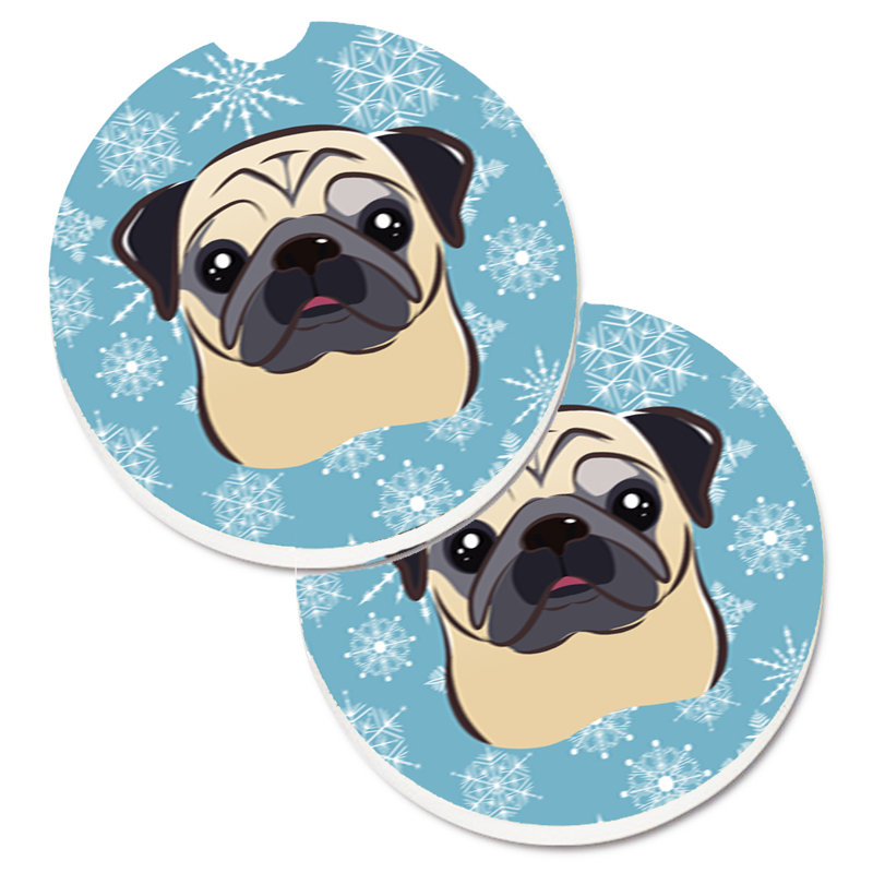 Sous-verre de voiture de neige, Fug Pug