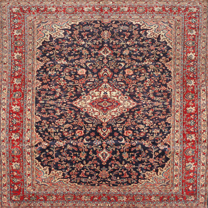 Cherette Oriental Indoor Rug, Square 5'
