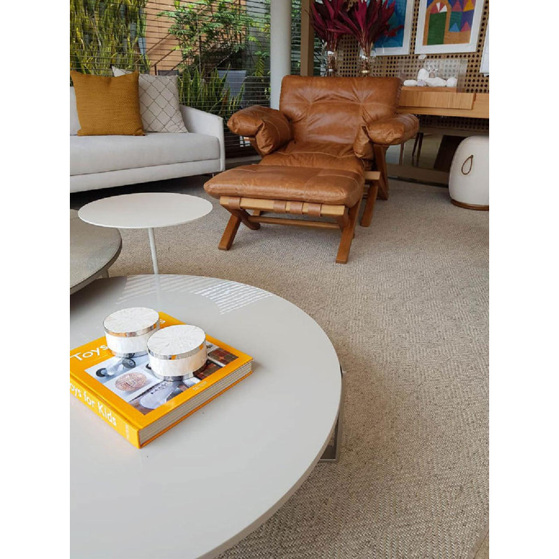 Tapis rectangulaire Paani en ivoire, Rectangle 9 pi x 12 pi