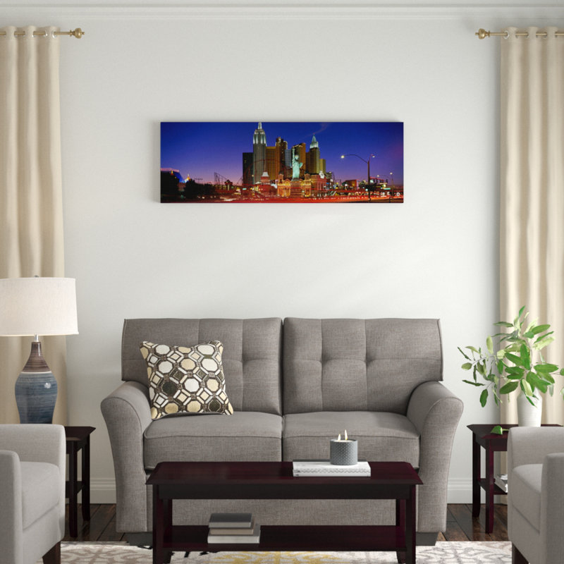 «Las Vegas Nevada», reproduction de photo sur toile, H 16 po x l 48 po x P 1,5 po, Toile tendue