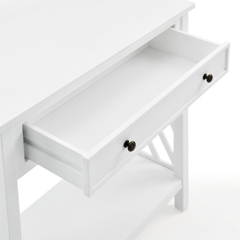 81.28cm Console Table, White