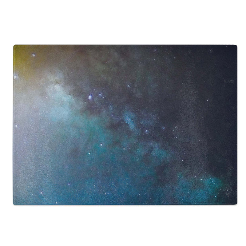 Tempered Glass Star Explosion Chopping Board, 28.5 cm W x 20 cm L