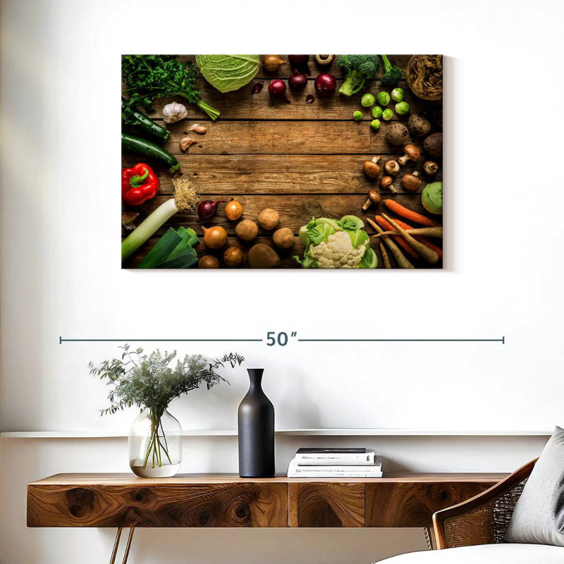 Yarlin Vegetable Feast, 24" H x 36" W