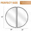 Miroir mural demi-cercle en alliage d'aluminium-1765503494-1765503489