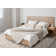 Botelho Cream Beige Modern Geometric Area Rug