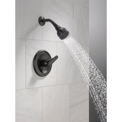 Pressure Balance Core Shower Trim with Single Lever Handle