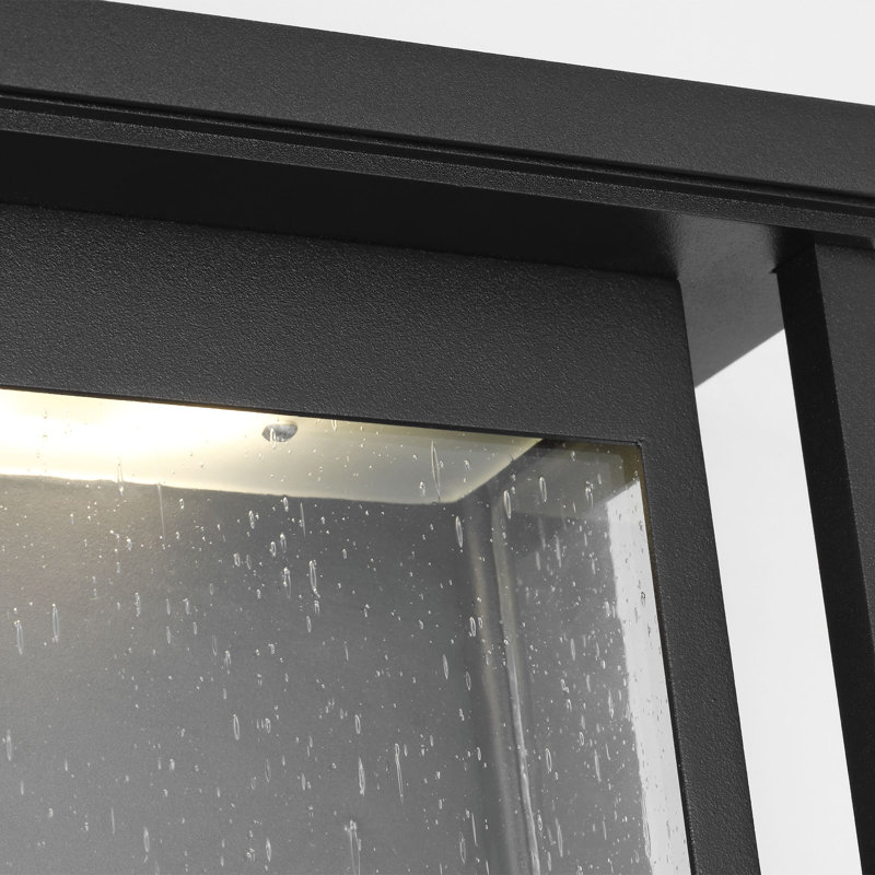 Faywood Medium Lantern from Generation Lighting , 16" H x 8.5" W x 4" D, Textured Black