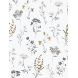 Spring Blossom Botanical Floral Mix 33' L x 21" W Wallpaper Roll