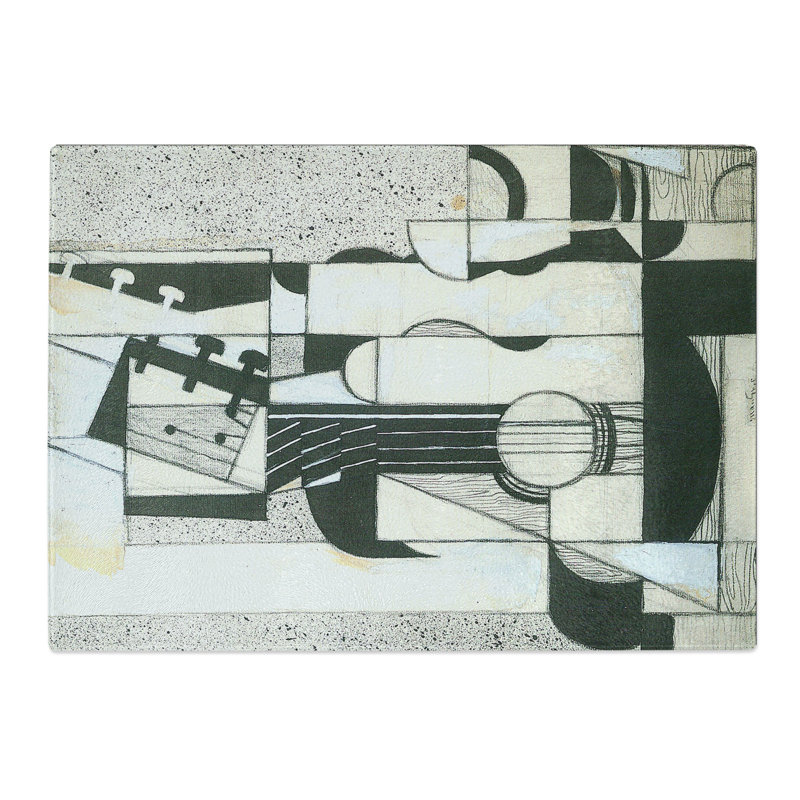 Guitar Vol.2 by Juan Gris Chopping Board, 0.4cm H x 20cm W x 28.5cm L