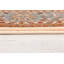 Tapis de couloir intérieur persan beige / bleu à motif de médaillons 2 pi x 6 pi (2 pi 3 po x 6 pi) Branch Branch Yasmin - tapis d'entrée, traditionnel, à poils courts et résistant aux taches-41414334