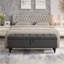 Banc avec repose-pieds 59 po avec rangement-586243460