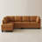 Faux Leather L-Shaped Modular Sectional Sofa-75756248-75756246