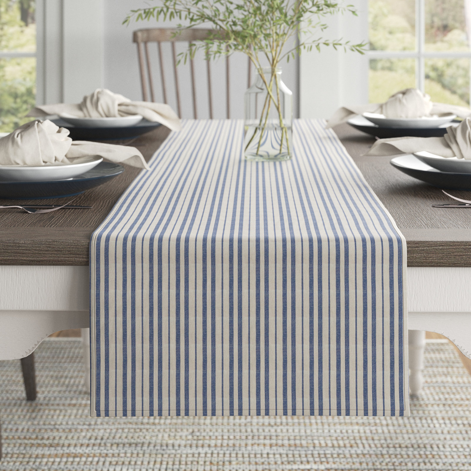Weaver Striped Table Runnner
