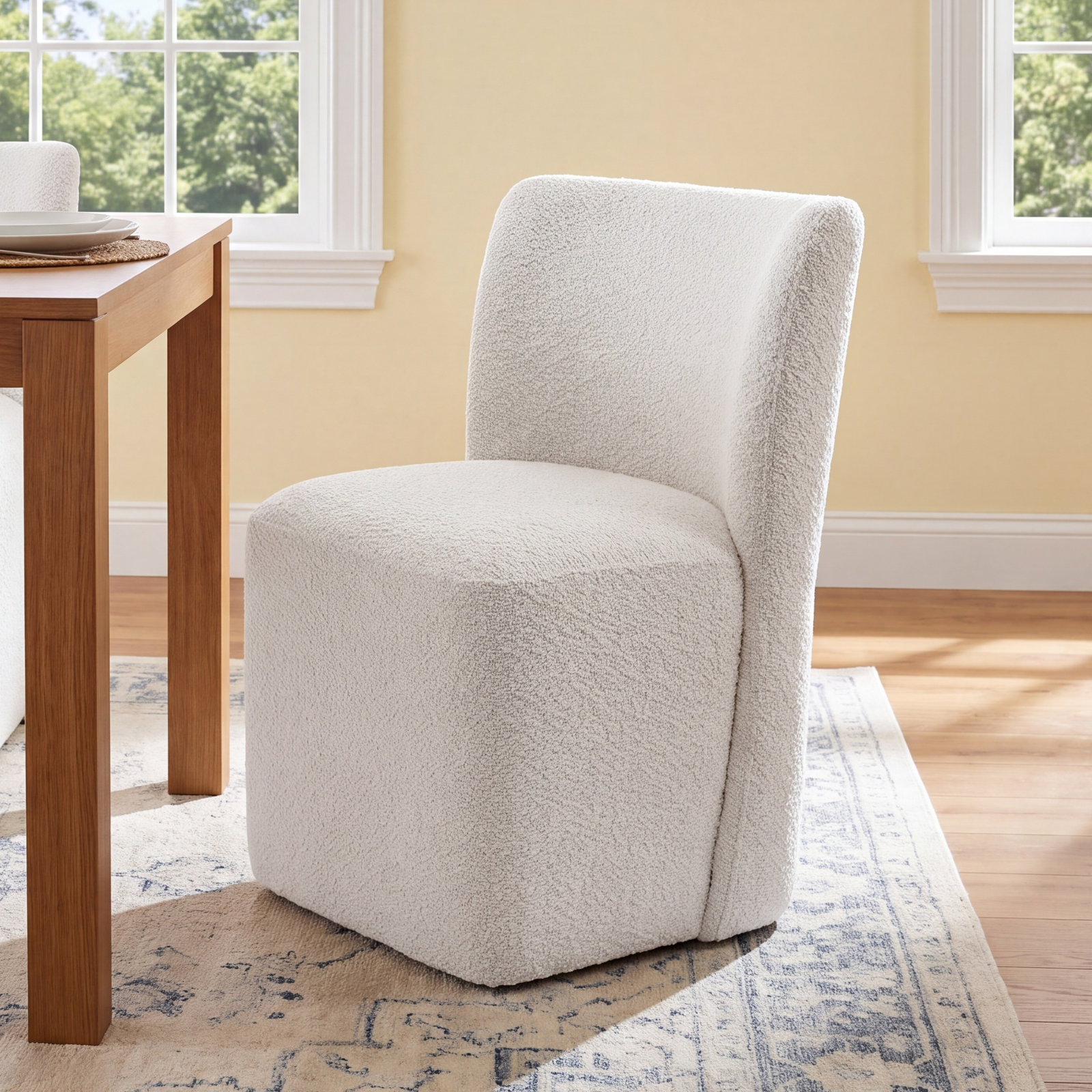 Madie Dining Chair, Snow