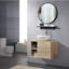 Ensemble de meuble-lavabo mural simple 24 po avec miroir Beyo