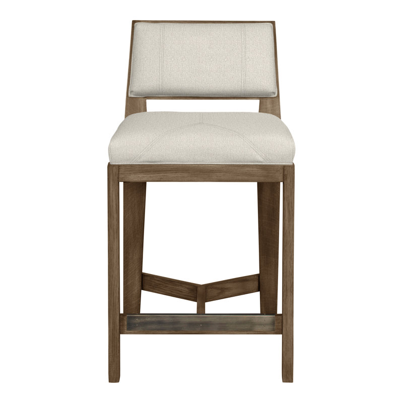 Thom Filicia 32.5'' Stool, Hampton, Nomad Snow Crypton® Chenille
