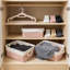Bacs de rangement en tissu avec poignées - Cubes de rangement décoratifs polyvalents et paniers de rangement pour la maison, le bureau, le placard et les tablettes