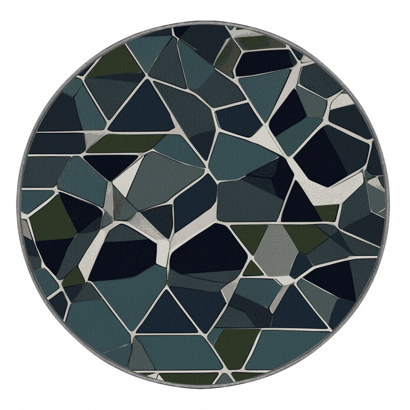 Galactic Hues Rug, Round 6'