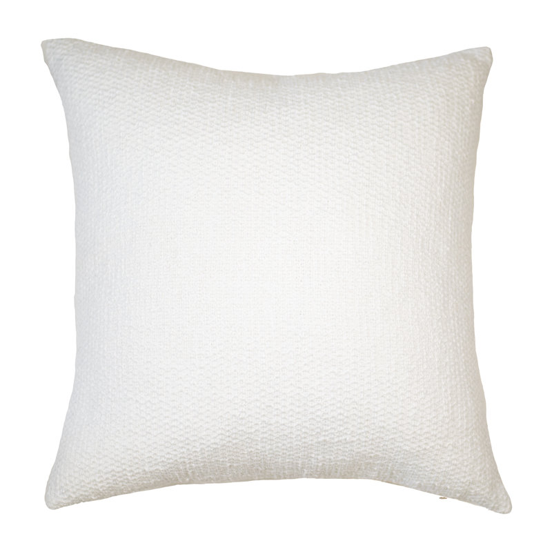 Feather Reversible Throw Pillow, Snow