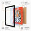 Tiger Bold Geometric - Framed Print-263077640-263077643
