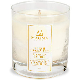 Fresh Green Tea / Bergamot Scented Jar Candle