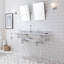 Empire 50.75'' W Double Bathroom Vanity Base-204441299