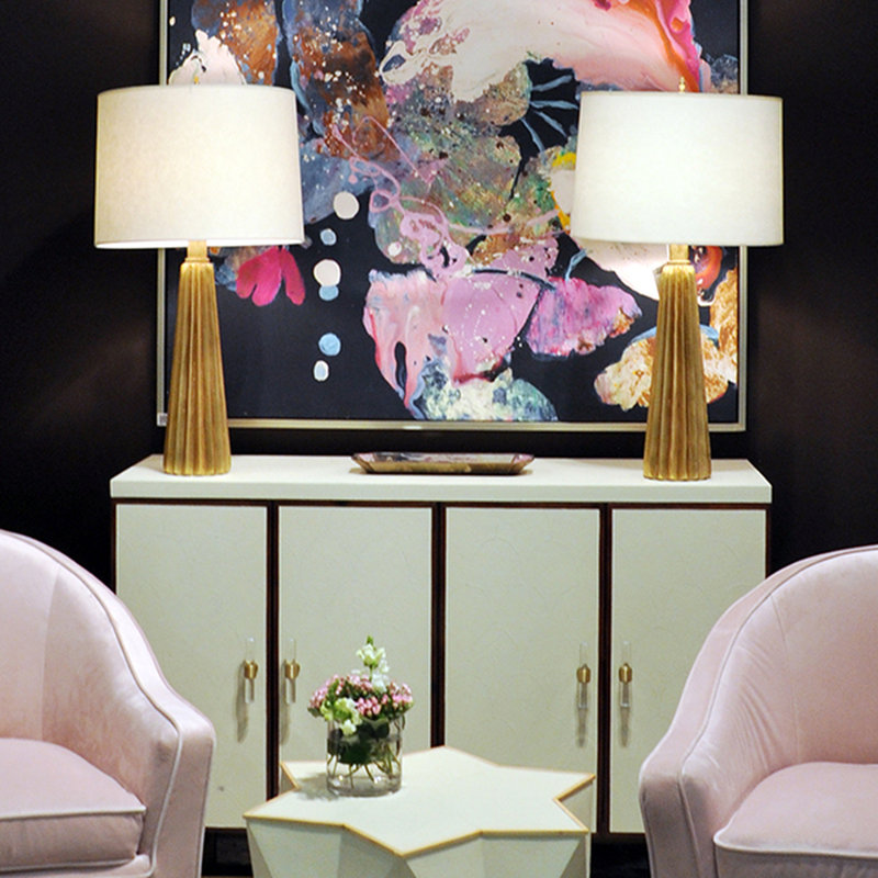 Hensley Table Lamp, Gold