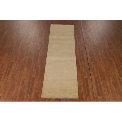 Striped Gabbeh Modern Runner Rug 3x10