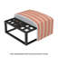 Repose-pieds rembourré Praia Sunbrella-116499618-106669045