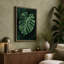 Monstera Leaf Study Botanical - Wrapped Canvas-1709538719-1709538715