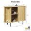 Buffet en bois Jamyia avec 2 portes et tablettes réglables -611288074-628337104