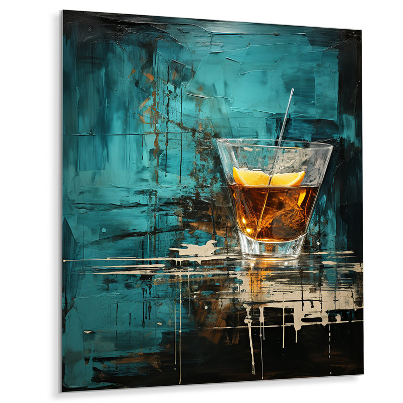 «Green Vesper Vibrance», art mural en métal, H 32 po x l 24 po x P 1 po