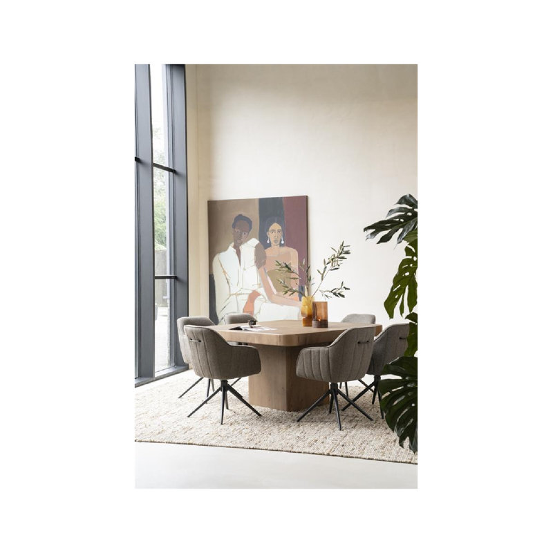Dining Table Square Dining Table, Natural