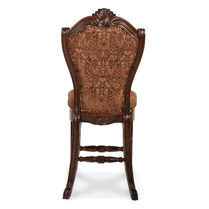 Windsor Court Upholstered Counter Stool with Solid Wood Frame