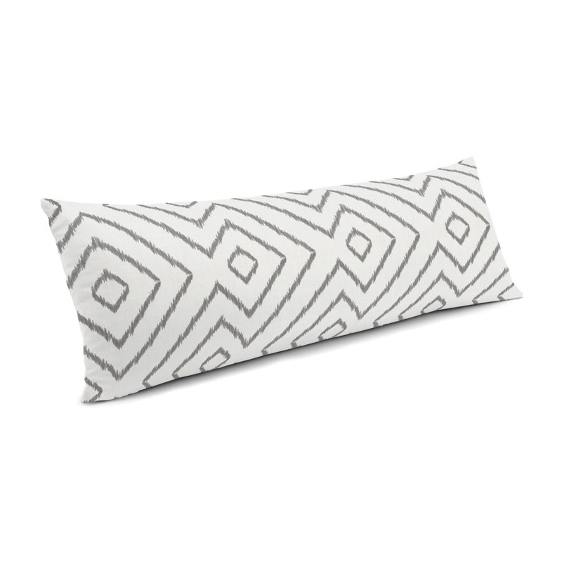Optrix Geometric Linen Throw Pillow, 12" x 24"