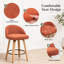 Tabourets de bar pivotants en velours Louise-958521637-958521638