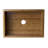 30'' L Single Bowl Bamboo Kitchen Sink