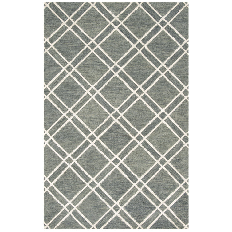 Milroy Hand Tufted Wool Geometric Rug