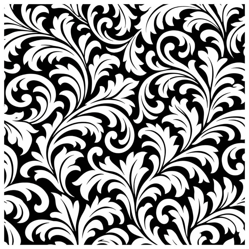Housses de couette damassées noires et blanches, Twin