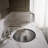 Rhythm Metal Oval Undermount Bathroom Sink-10466653
