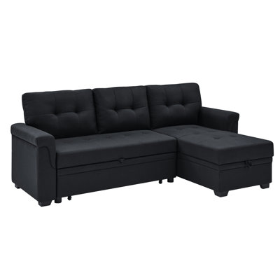 86'' Upholstered Pull-Out Sofa Bed